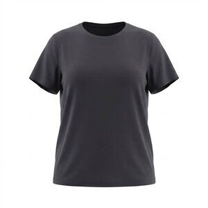 Jones New York Signature Women Top‎ Size 3X Black Short Sleeve Stretch